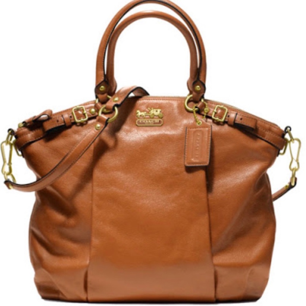 Coach Madison Leather Lindsey Satchal